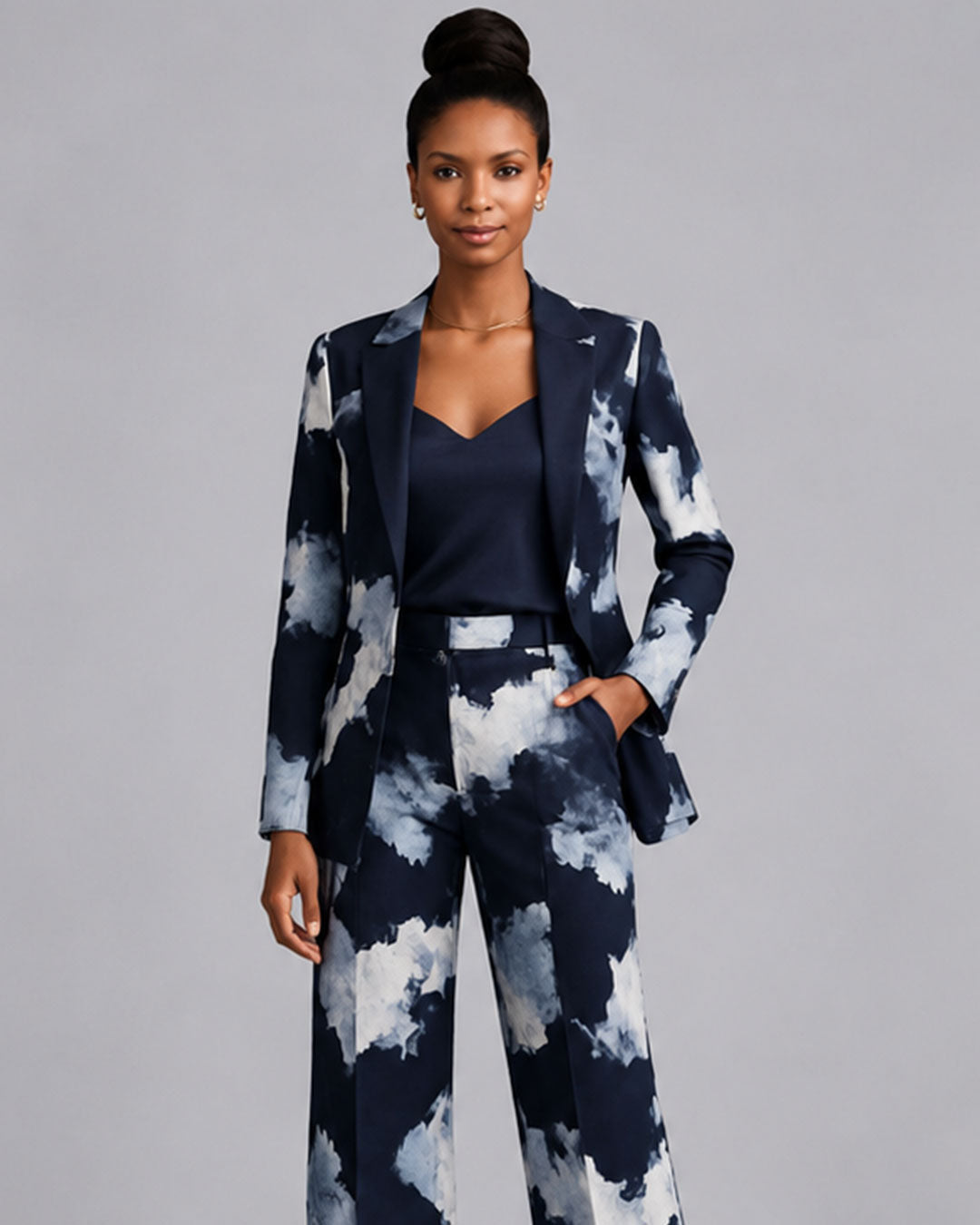 Tailleur Bleu Marbre