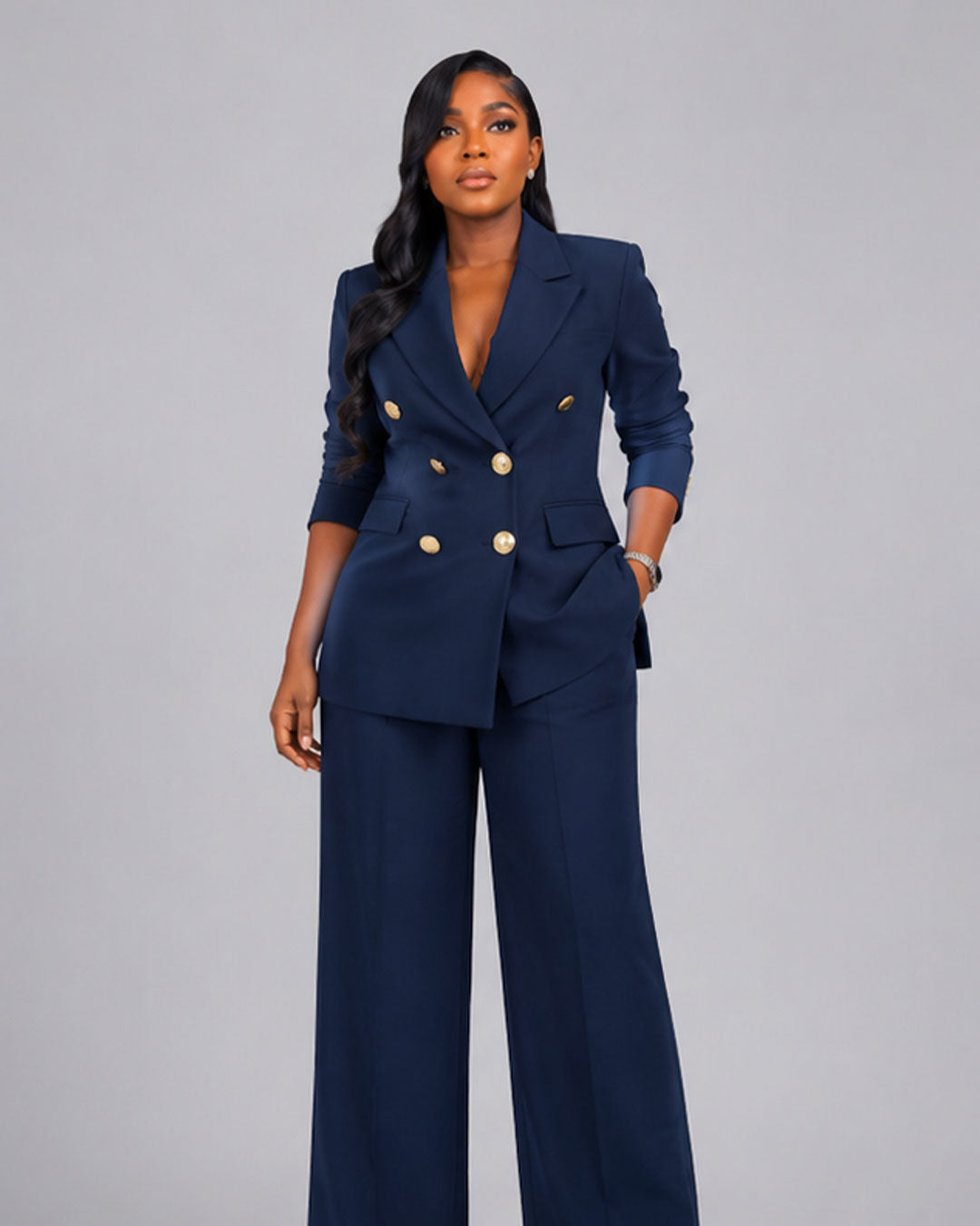 Tailleur Bleu