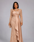 Robe beige luxe