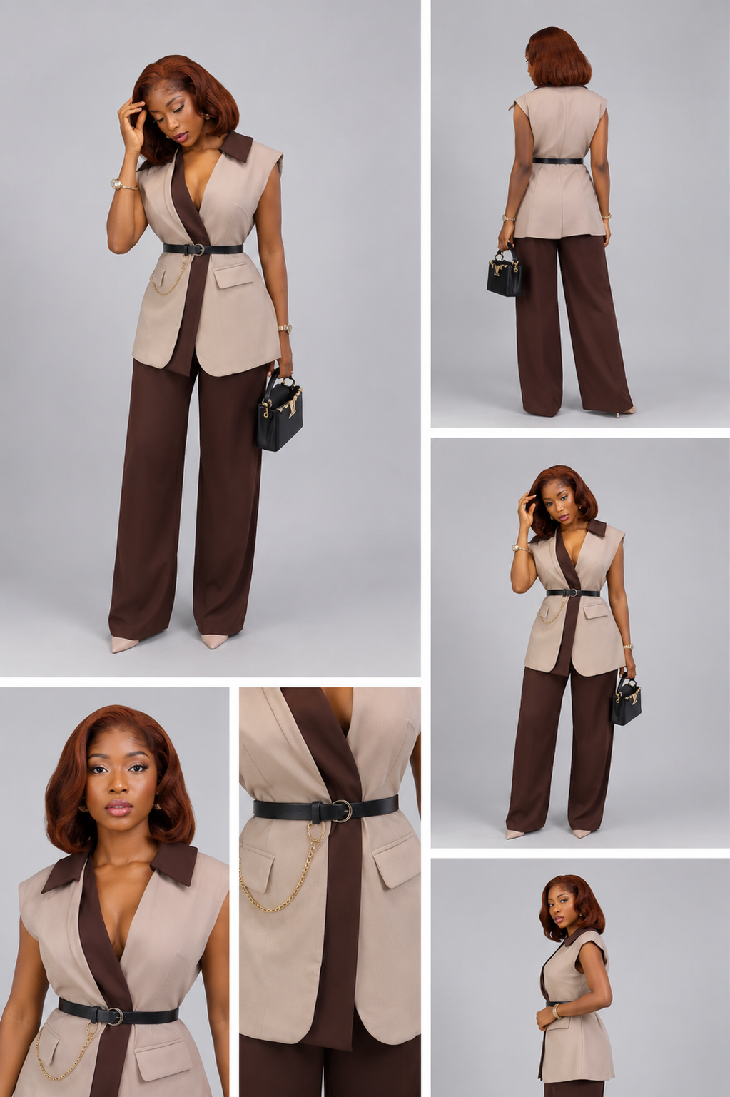 Tailleur Marron