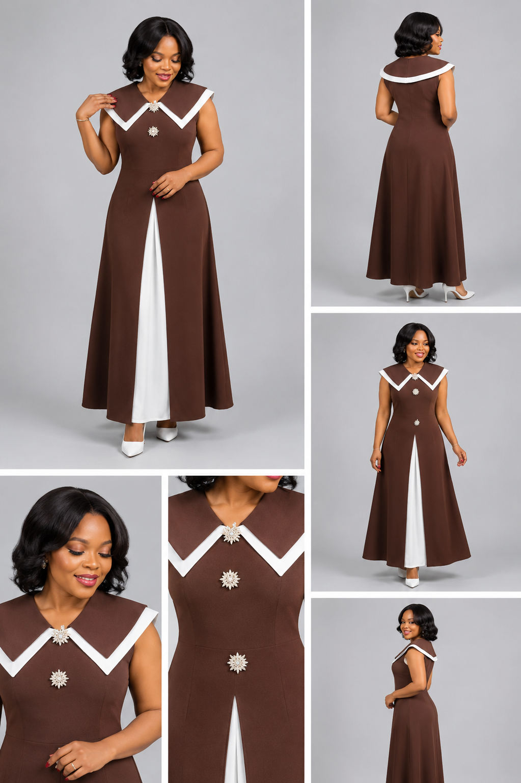 Robe marron