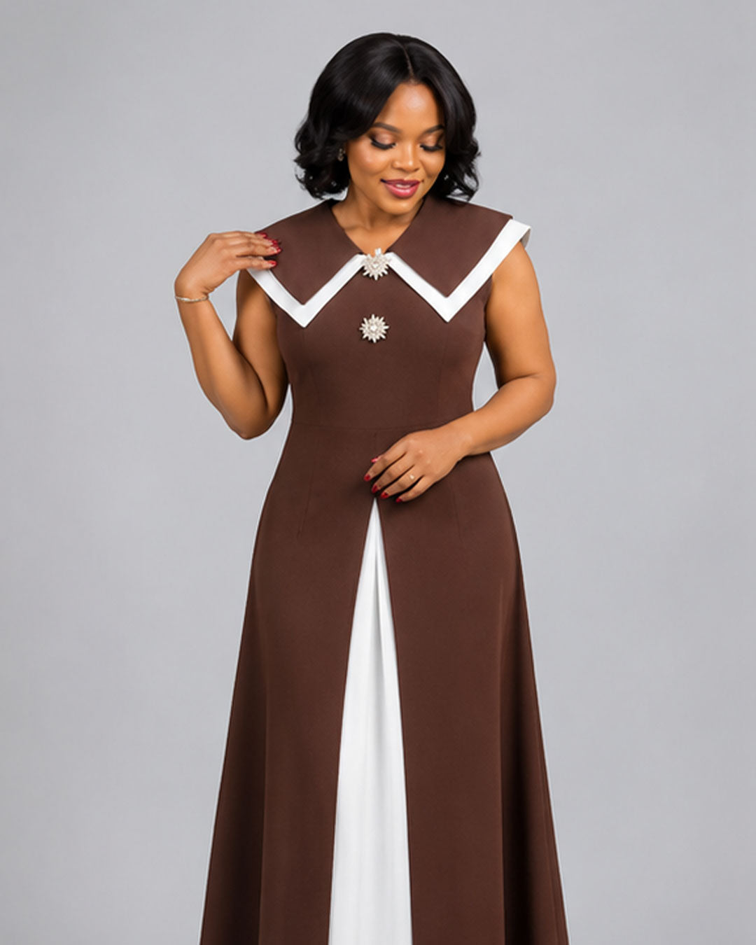Robe marron